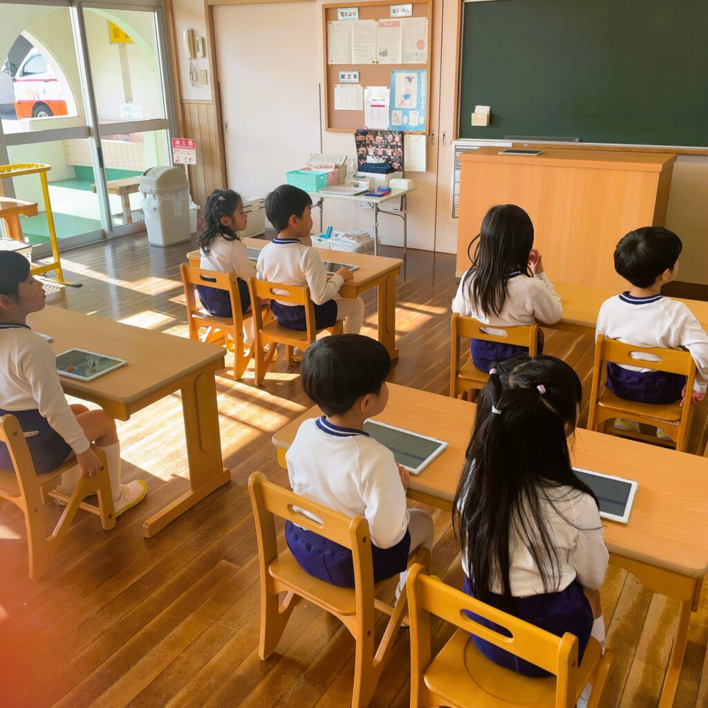 木田幼稚園の授業風景