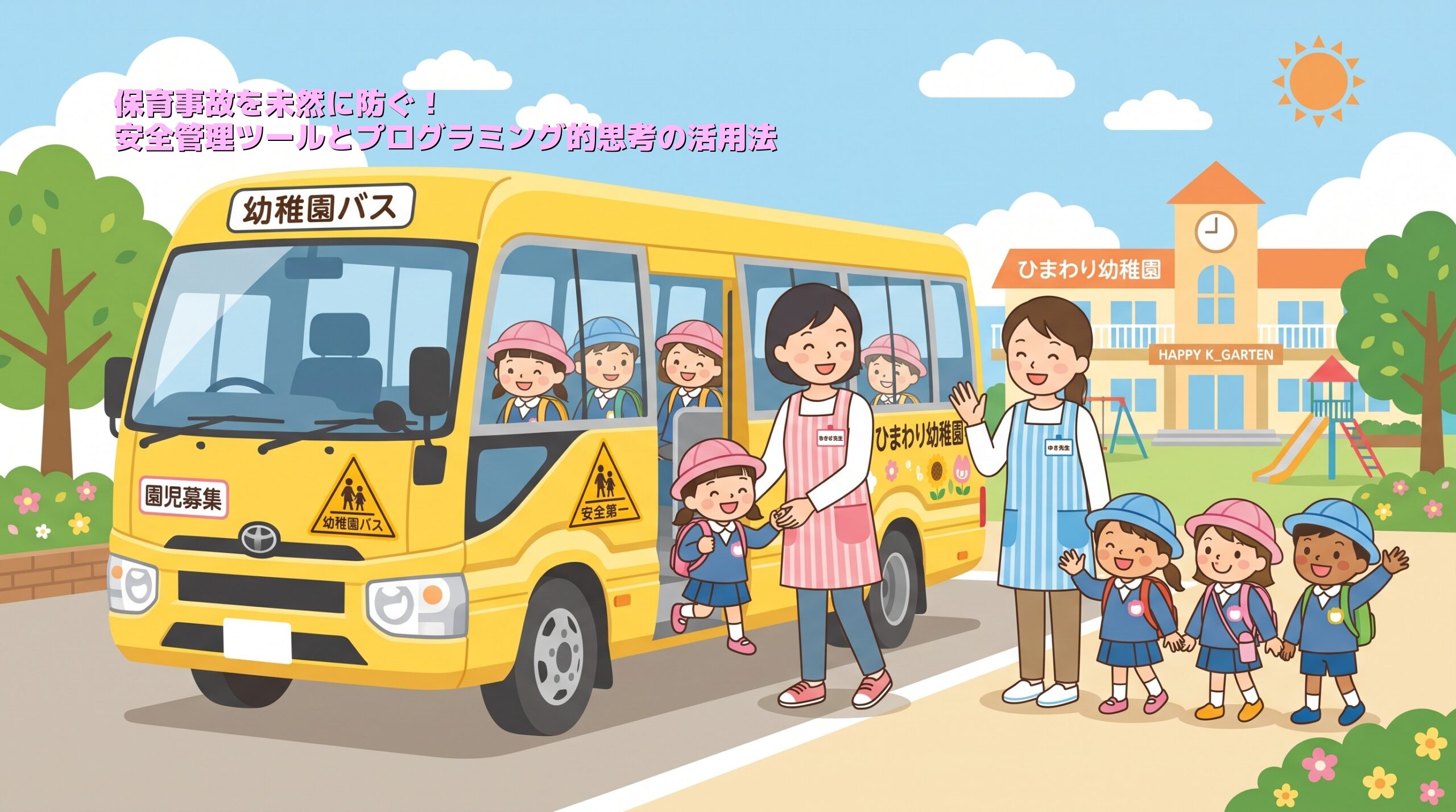保育事故を未然に防ぐ！安全管理ツールとプログラミング的思考の活用法